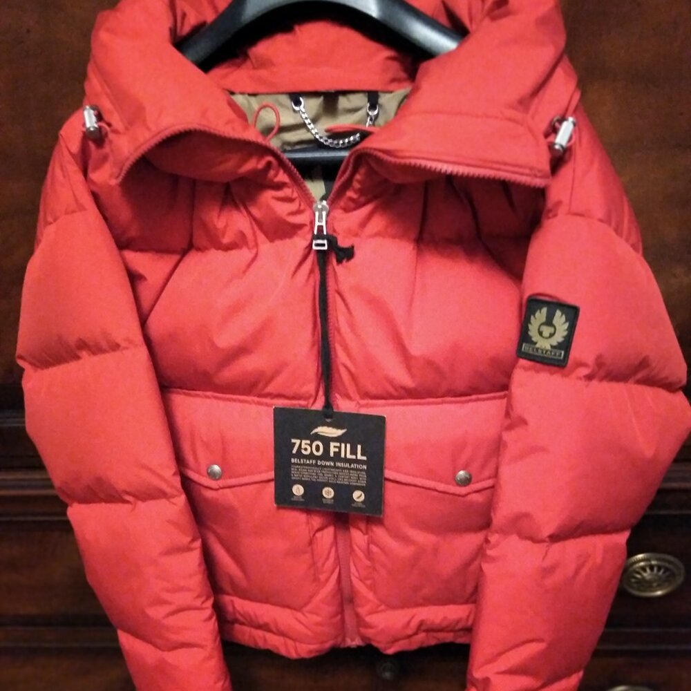 Belstaff Woman's Cromer Down 750 Fill Jacket Oversized NWT's Size 2